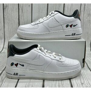 Size 6.5y - Nike Air Force 1 07 LV8 3 GS Peace Love Nike DM8154 100